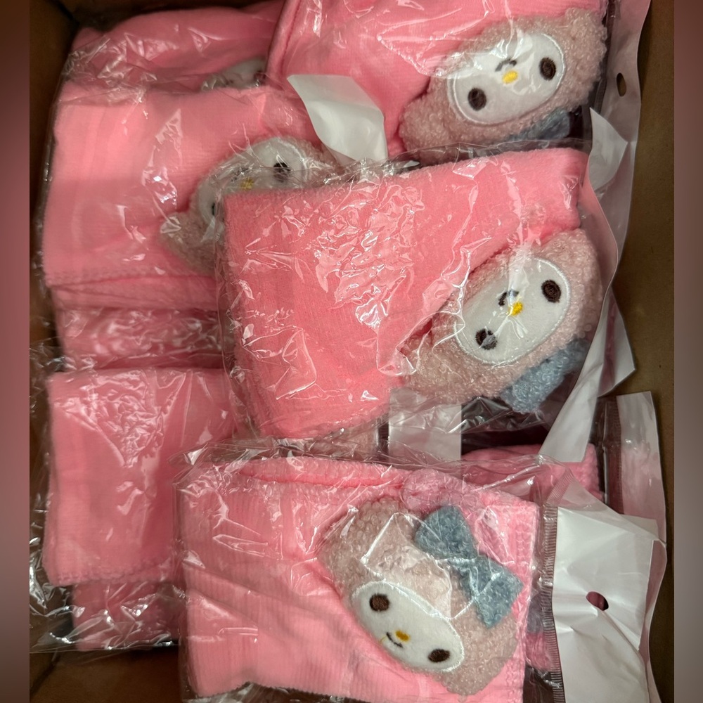 Pink Kids Bath Towel with Cute kitty  Design